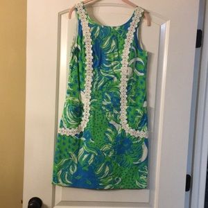 Lilly Pulitzer shift dress size 4 Bric Brac
